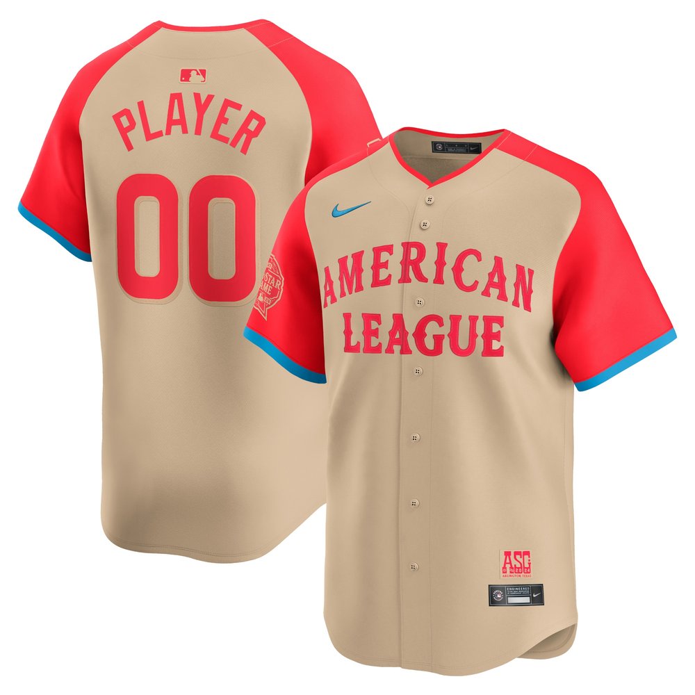 Men’s American League Cream 2024 MLB All-Star Game Limited Pick-A-Player Jersey