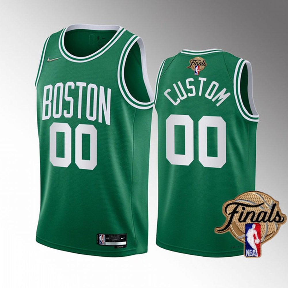 Men’s Boston Celtics Active Player Custom 2022 Green NBA Finals Stitched Jersey
