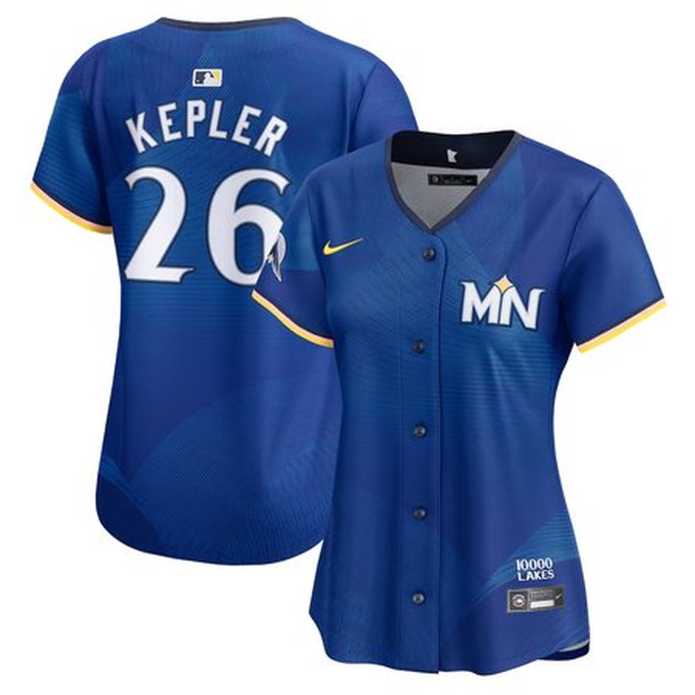 Women’s Minnesota Twins #26 Max Kepler Royal 2024 City Connect Limited Jersey