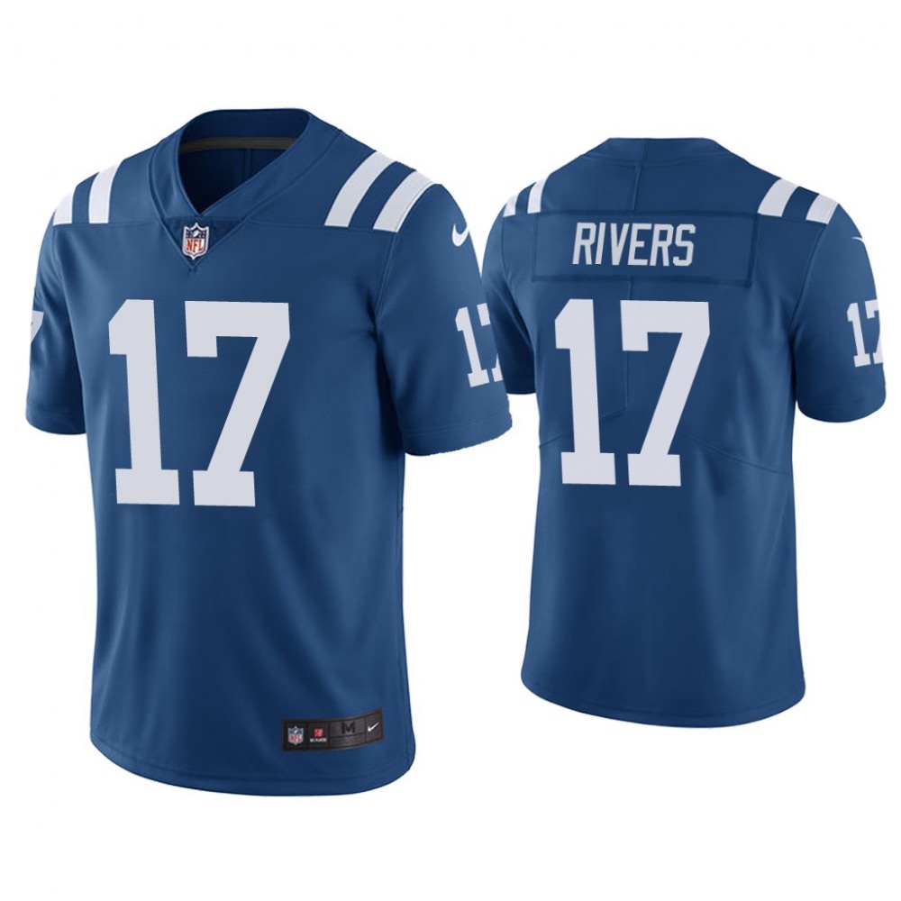 Youth Indianapolis Colts #17 Philip Rivers Blue Vapor Untouchable Limited Stitched NFL Jersey