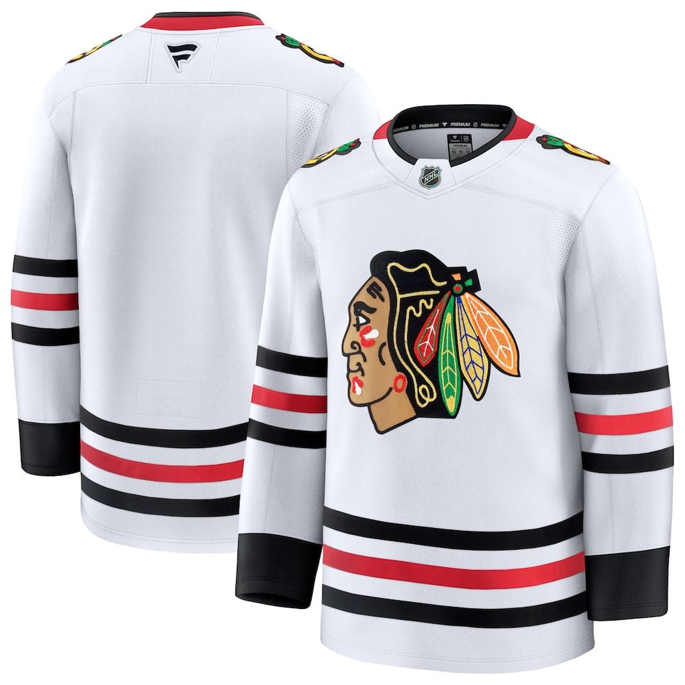 Youth Chicago Blackhawks White Away Jersey