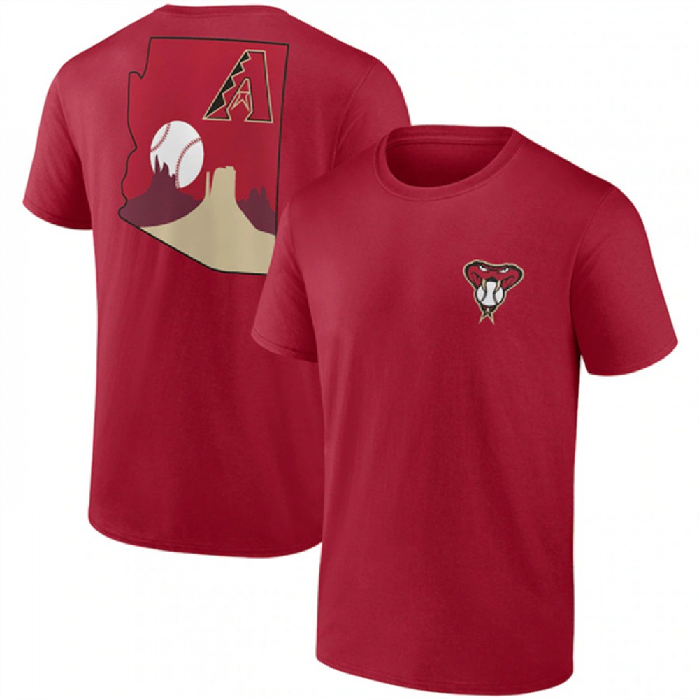 Men’s Arizona Diamondbacks Red Iconic Bring It T-Shirt