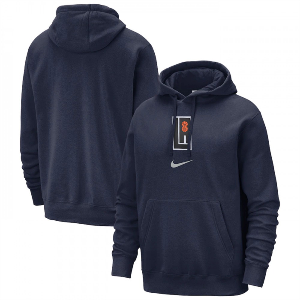 Men’s Los Angeles Clippers Navy 2023/24 City Edition Essential Club Pullover Hoodie