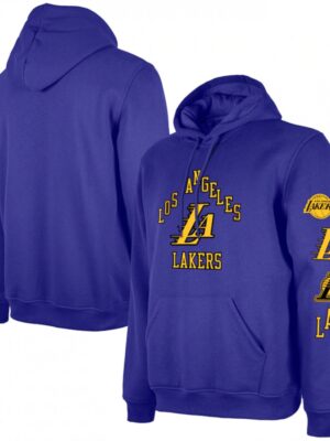 Men's Los Angeles Lakers Purple 2023/24 City Edition Pullover Hoodie