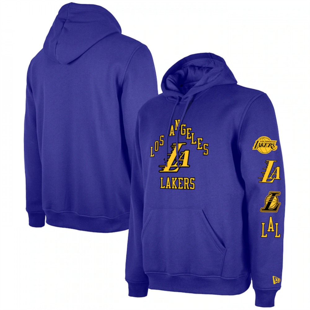 Men’s Los Angeles Lakers Purple 2023/24 City Edition Pullover Hoodie