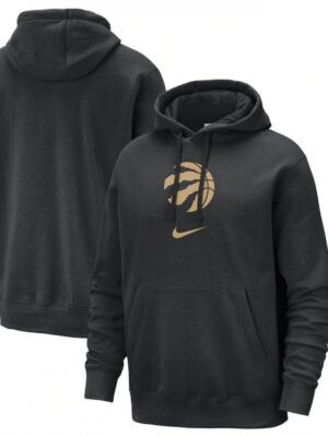 Men's Toronto Raptors Black 2023/24 City Edition Essential Club Pullover Hoodie