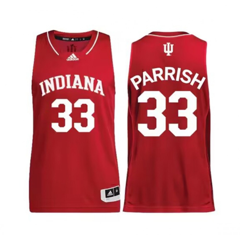 Women’s Indiana Hoosiers #33 Sydney Parrish Red Stitched Jersey