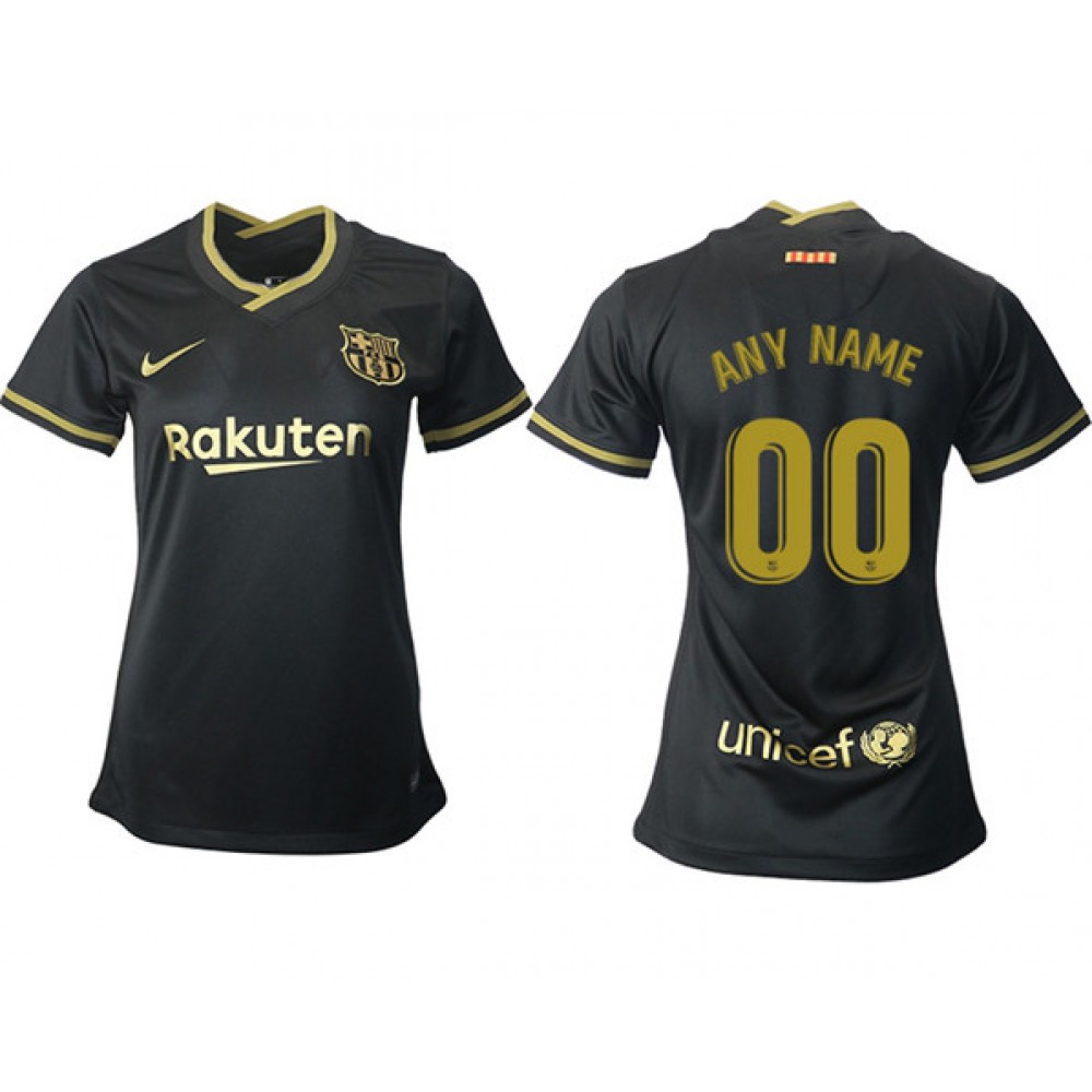Women’s Barcelona Personalized Away Soccer Club Jersey