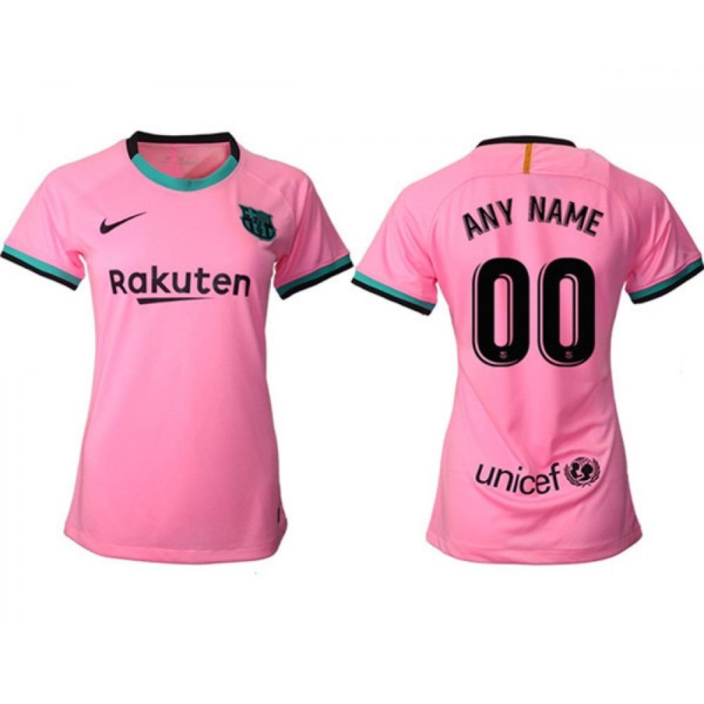 Women’s Barcelona Personalized Away Soccer Club Jersey