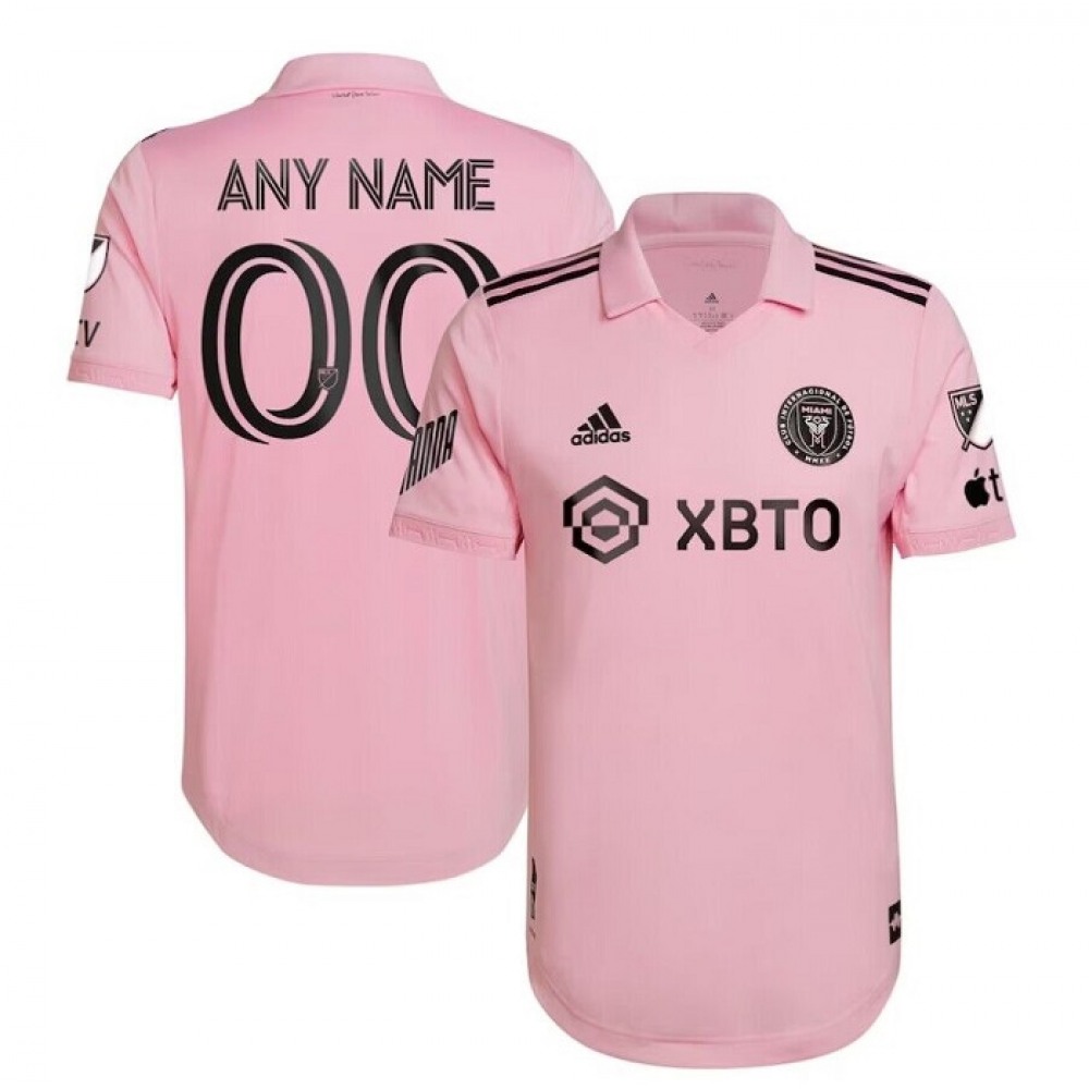 Men’s Inter Miami CF Custom Pink Soccer Jersey
