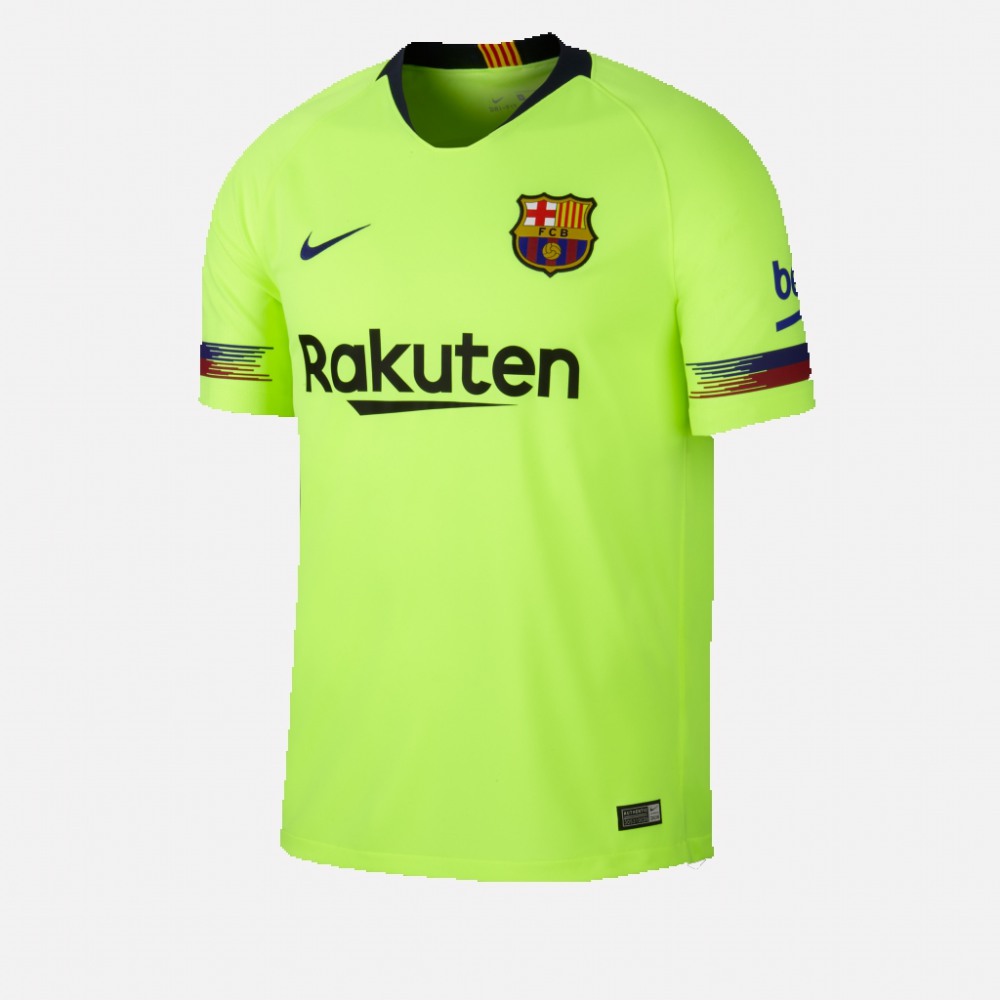 Men’s Barcelona Customized Green 2018-19 Away Soccer Jersey