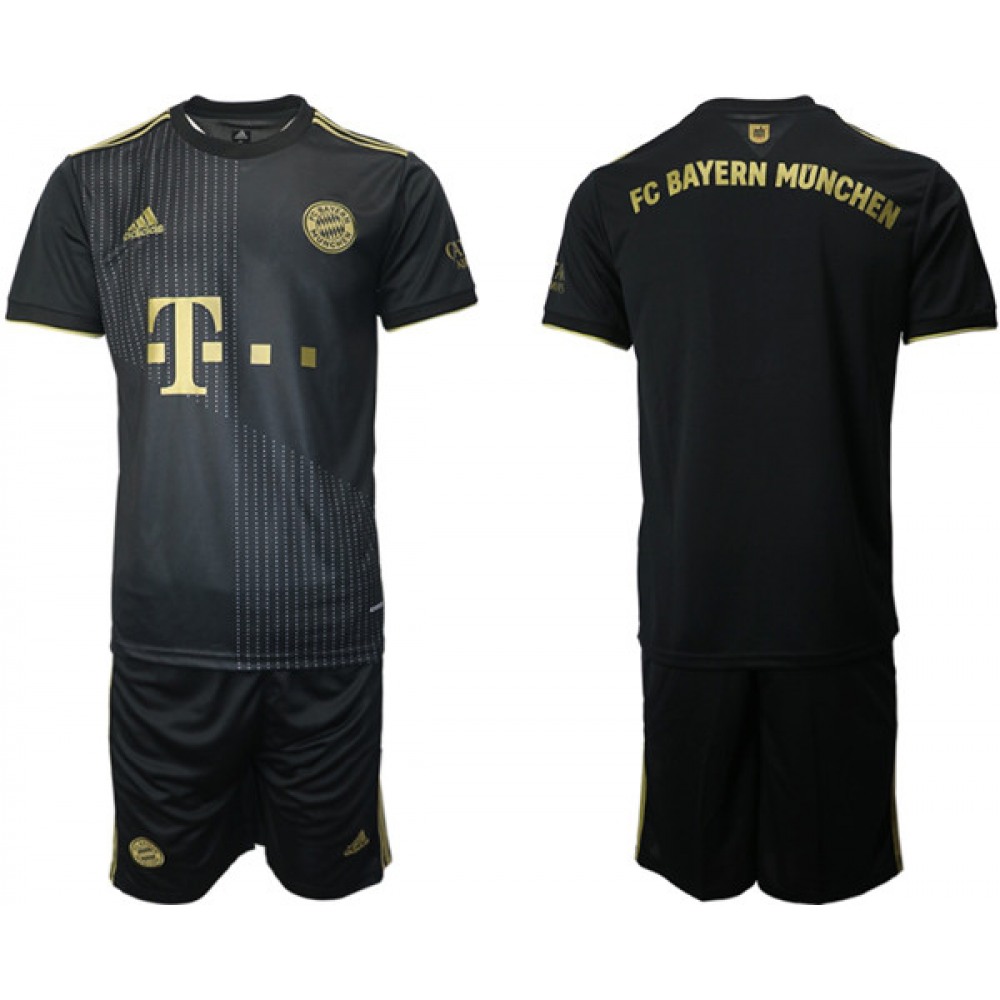 Men’s FC Bayern Munchen Black Away Soccer Jersey Suit