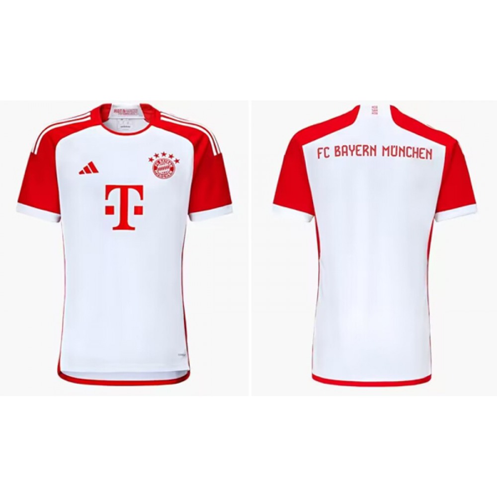 Men’s FC Bayern Munchen White 2023/24 home Soccer Jersey