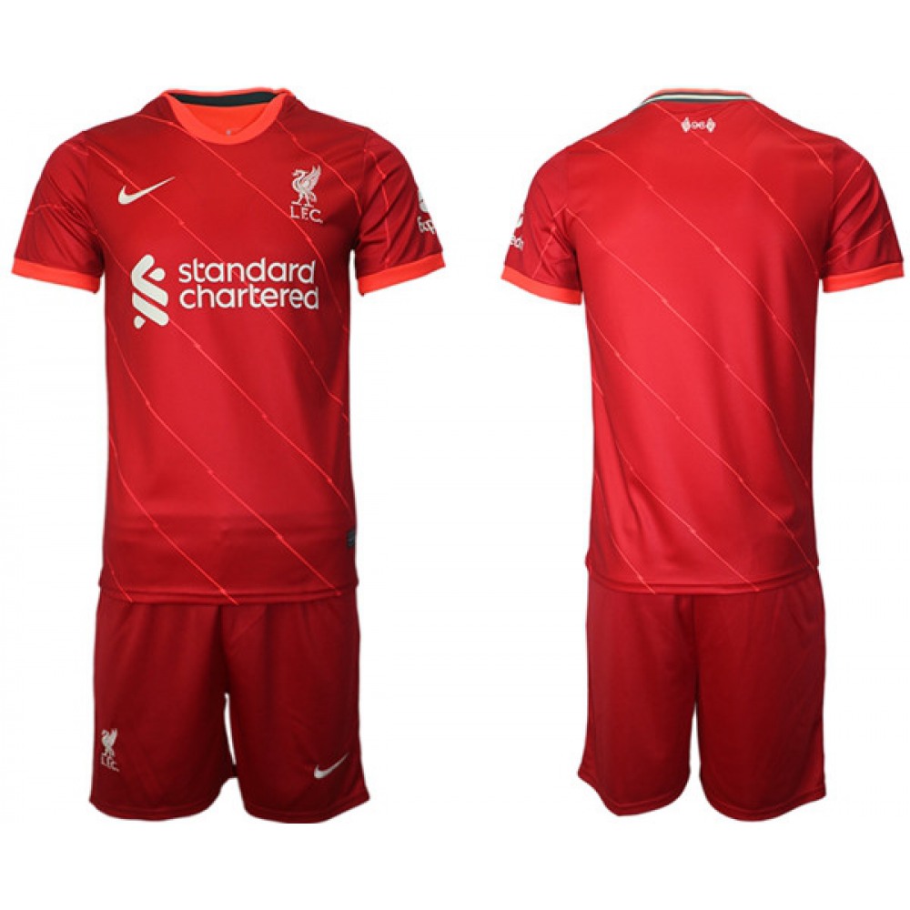 Men’s Liverpool 2021/22 Red Home Jersey Suit