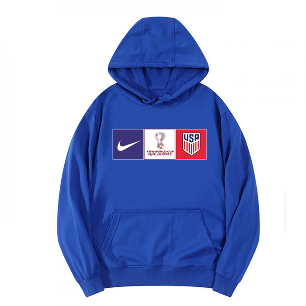 Men’s American World Cup Soccer Hoodie Royal