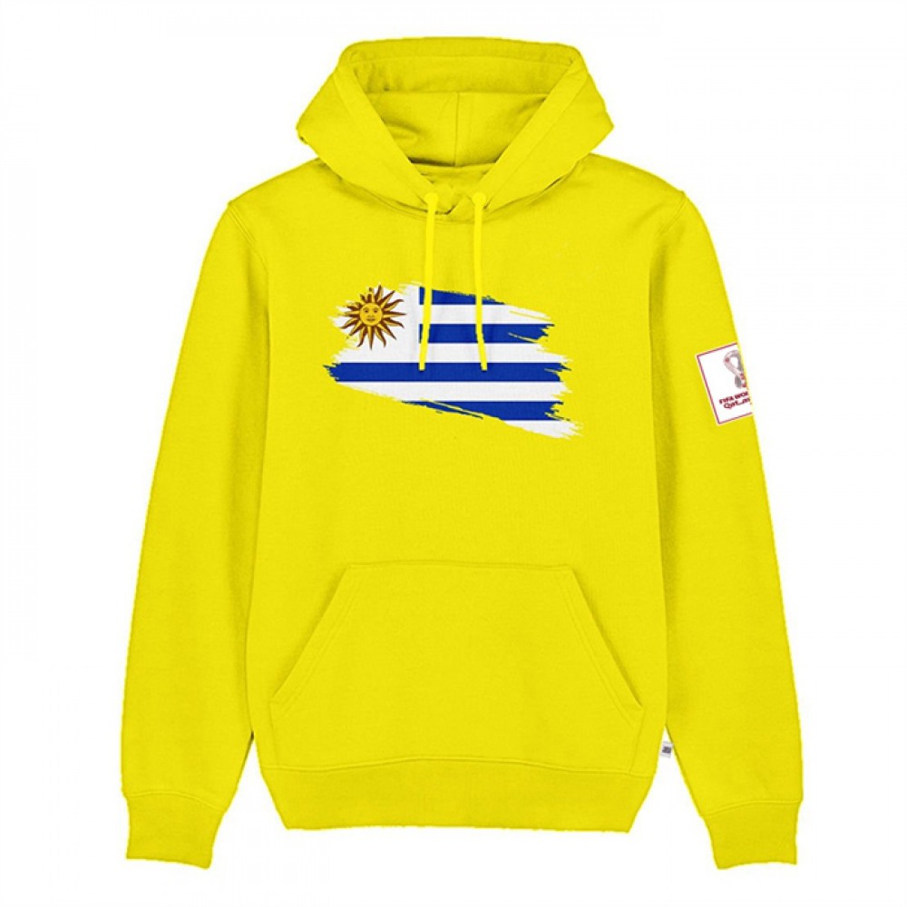 Men’s Argentina FIFA World Cup Soccer Yellow Hoodie