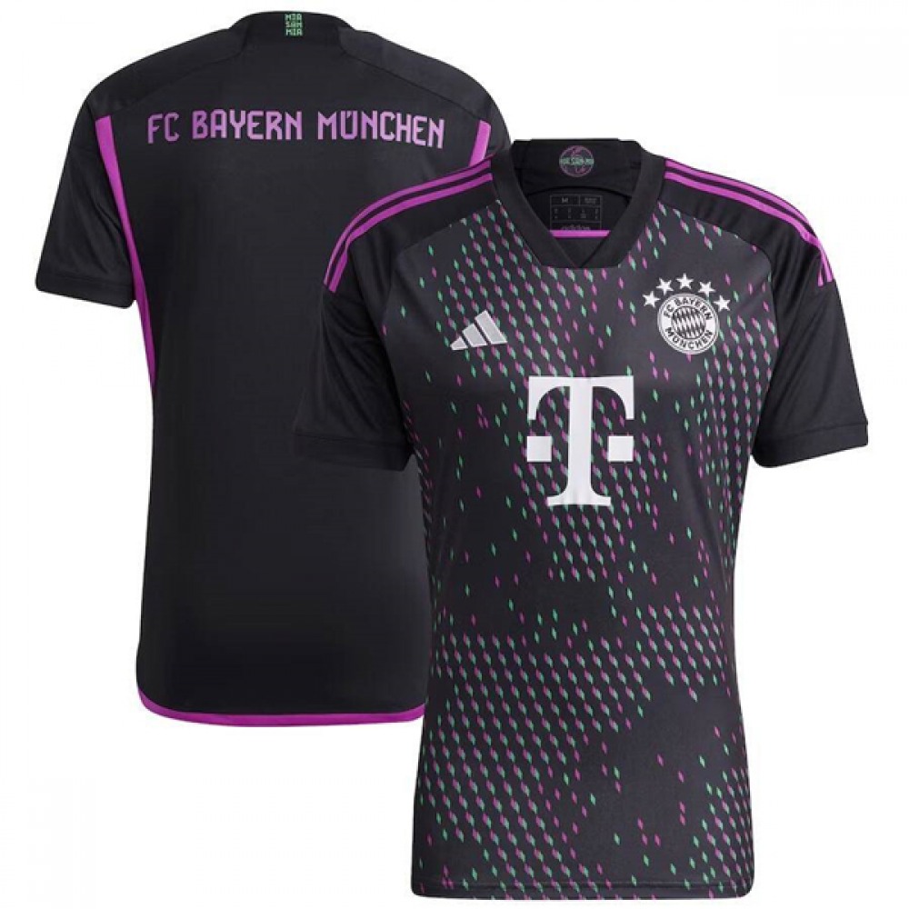 Men’s FC Bayern Munchen Black 2023/24 Away Soccer Jersey