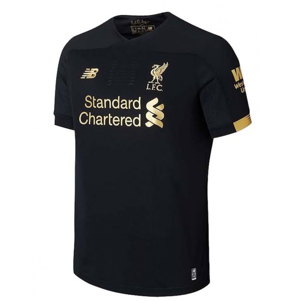 Men’s Liverpool 2020 Black Gold Strip Goalkeeper Jersey