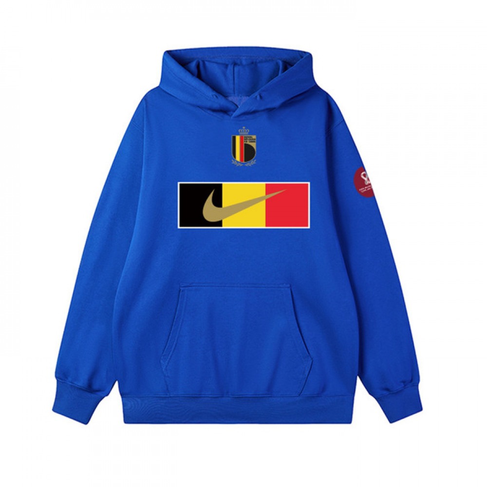 Men’s Belgium World Cup Soccer Hoodie Royal