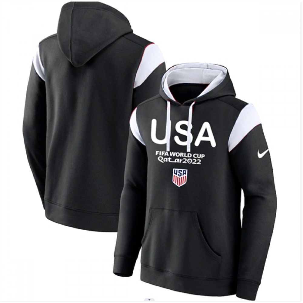 Men’s USA Black 2022 FIFA World Cup Soccer Hoodie