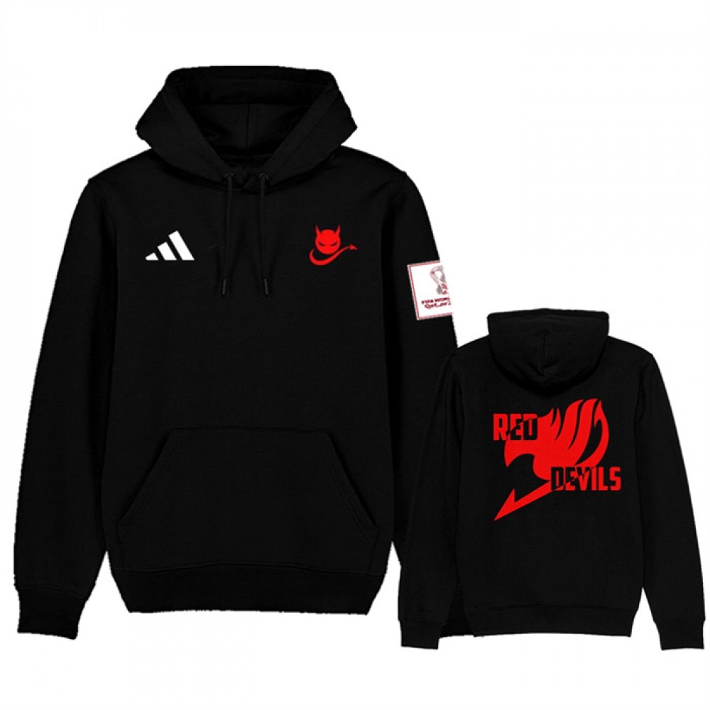 Men’s Belgium FIFA World Cup Soccer Hoodie Black