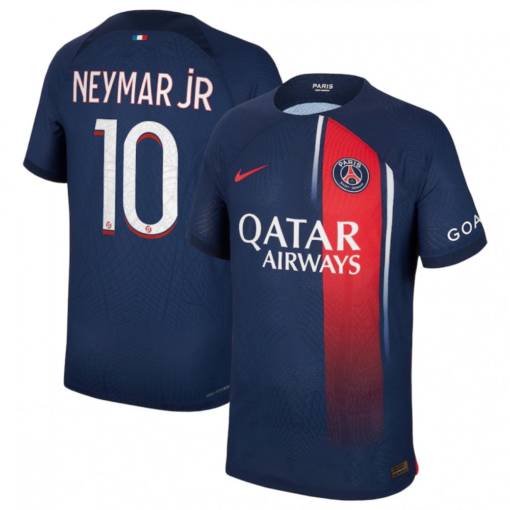 Men’s Paris Saint-Germain #10 Neymar Jr Navy Soccer Jersey