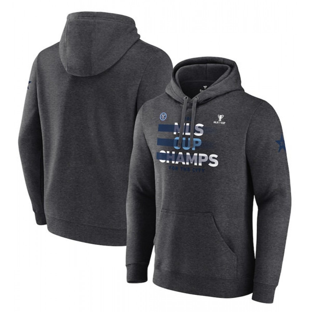 Men’s New York City FC 2021 MLS Cup Champions Five Points Pullover Hoodie