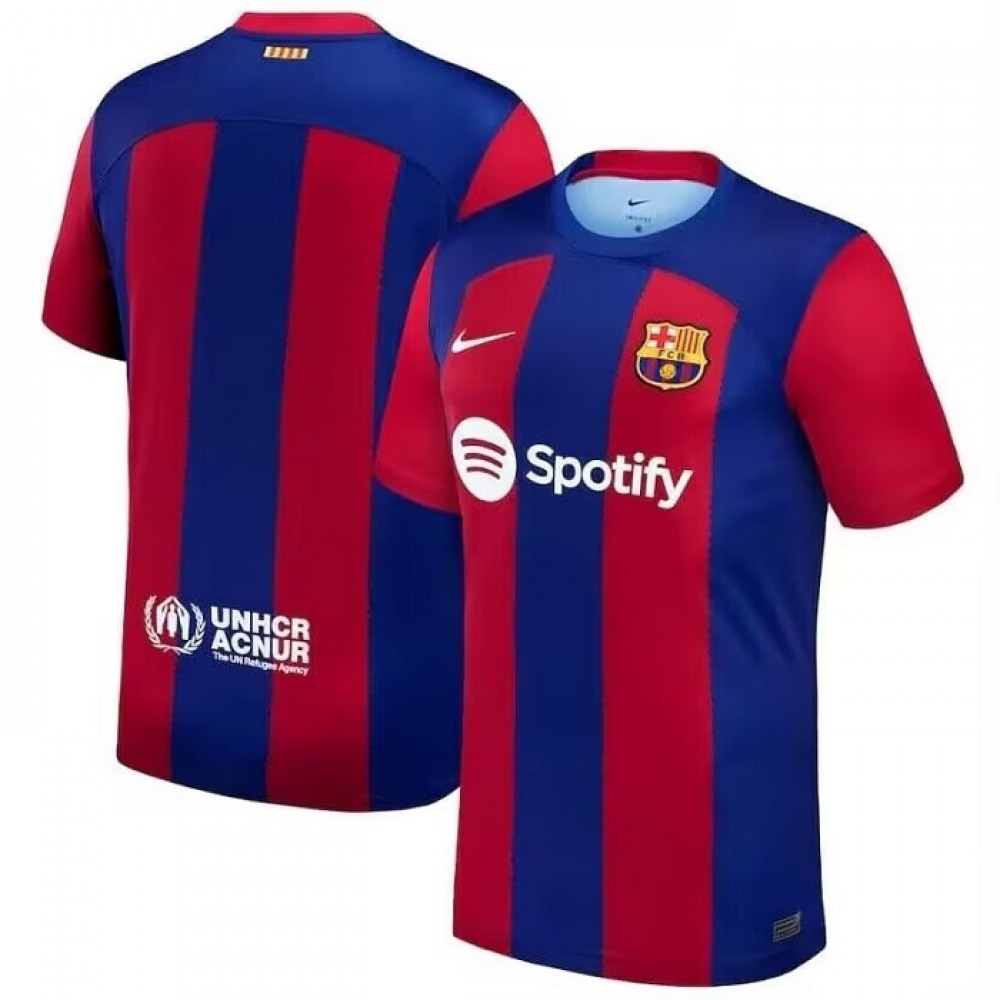 Men’s Barcelona Blank 2023/24 Home Soccer Jersey