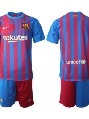 Men's Barcelona Home Soccer Jersey Suit