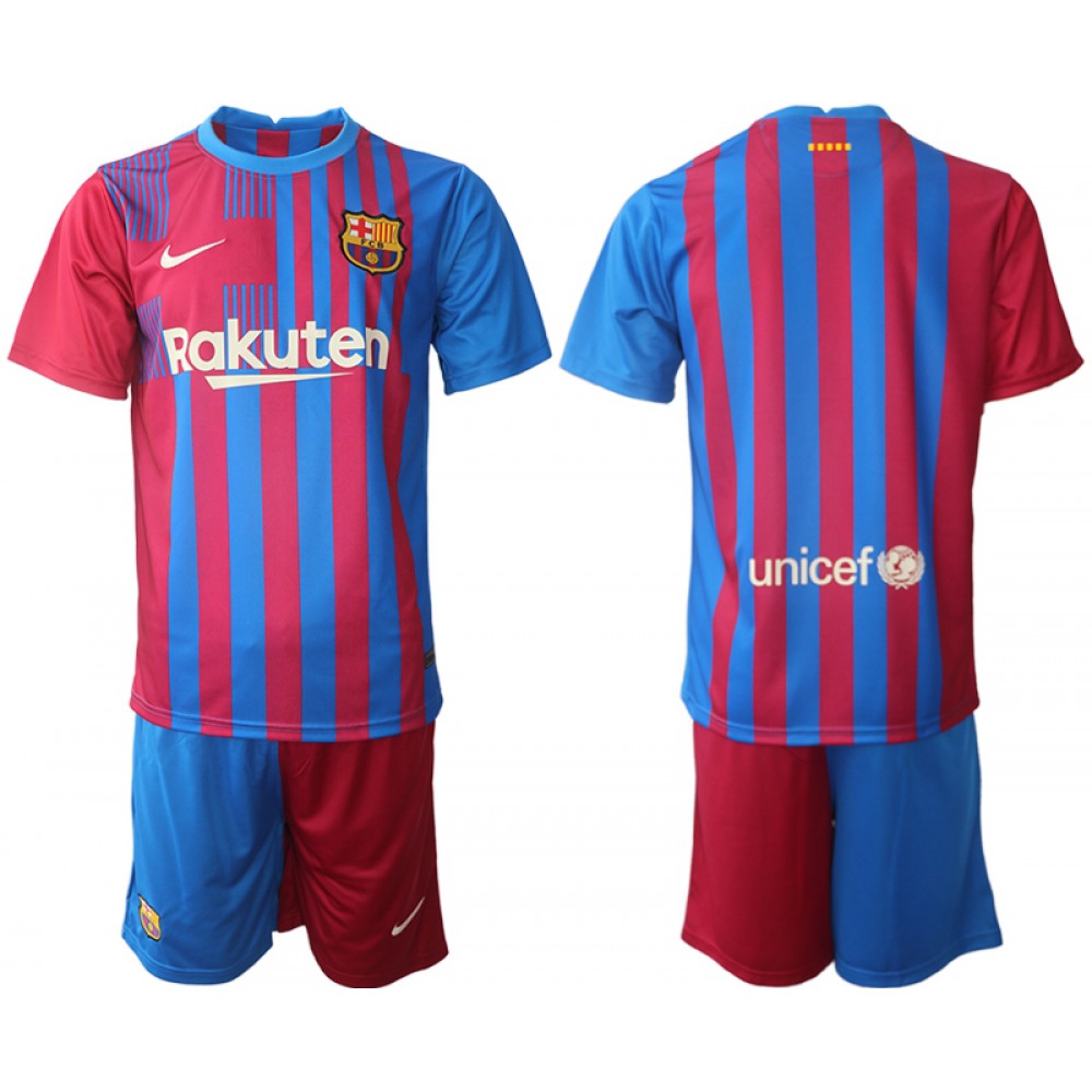 Men’s Barcelona Home Soccer Jersey Suit