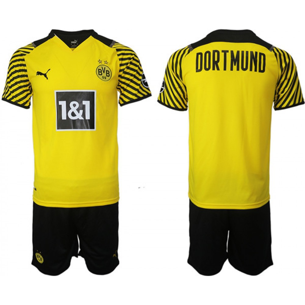Men’s Borussia Dortmund Home Soccer Jersey Suit