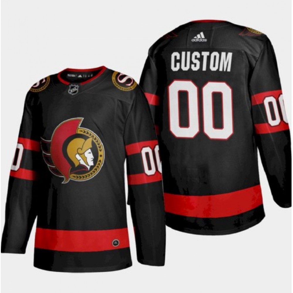 Women’s Ottawa Senators Black Custom Stitched Jersey