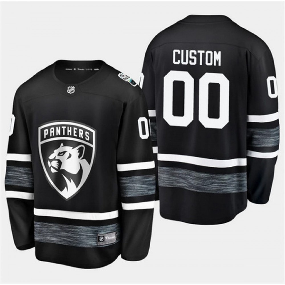 Men’s Florida Panthers Custom 2019 NHL All-Star Black Stitched Jersey