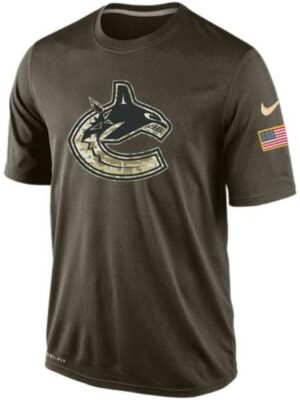Men's Vancouver Canucks Salute To Service Dri-FIT T-Shirt