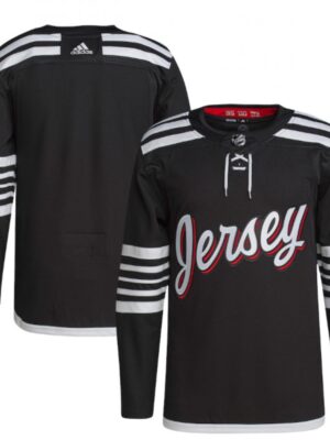 Men's New Jersey Devils Blank 2021/22 Black Stitched Jersey