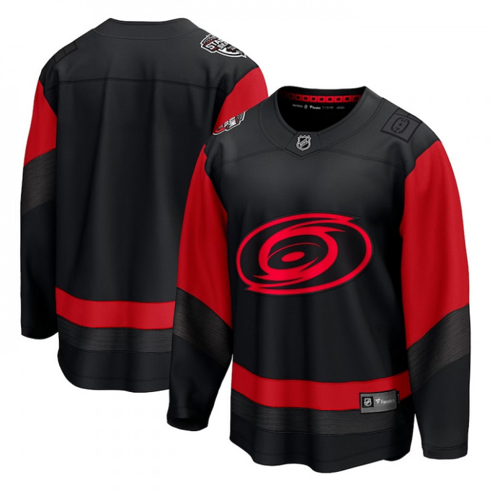 Men’s Carolina Hurricanes Blank Black Red Stadium Series Breakaway Stitched Jersey
