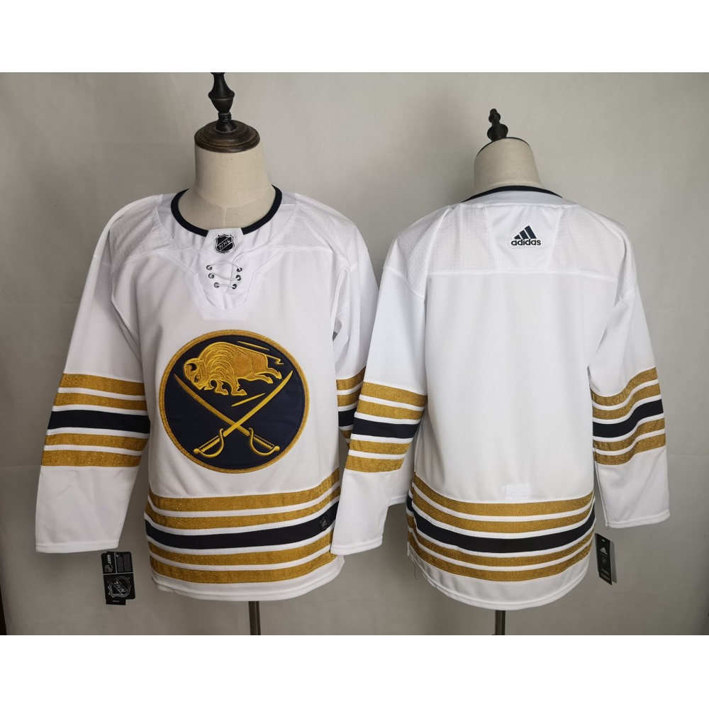 Men’s Buffalo Sabres 2019 White 50th Season Stitched NHL Jersey