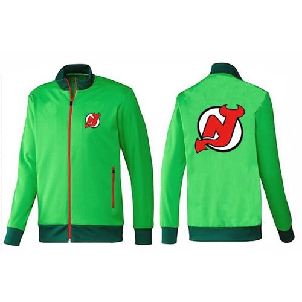 NHL New Jersey Devils Zip Jackets Green