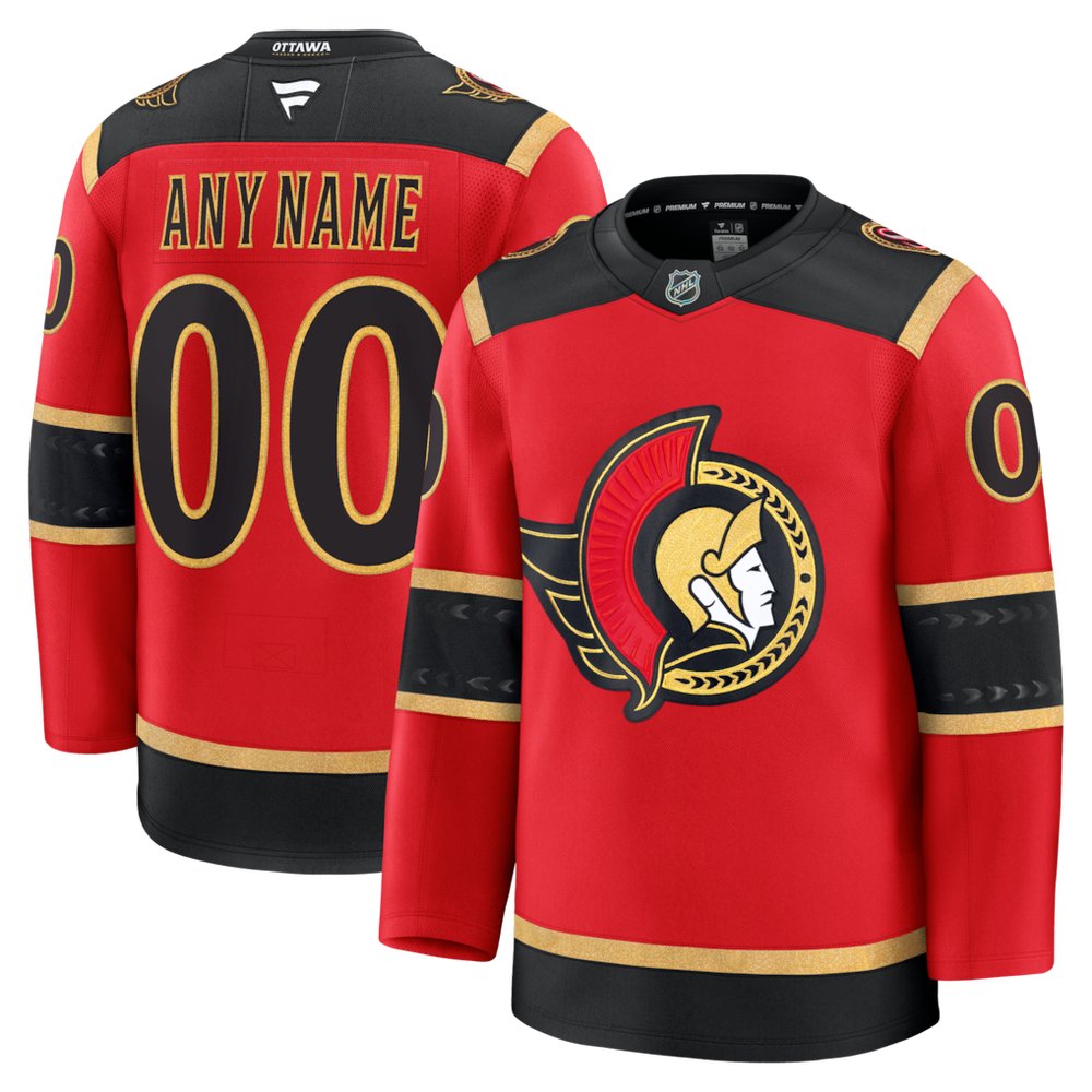 Youth Ottawa Senators Red Alternate Custom Jersey