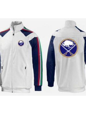 NHL Buffalo Sabres Zip Jackets White-1