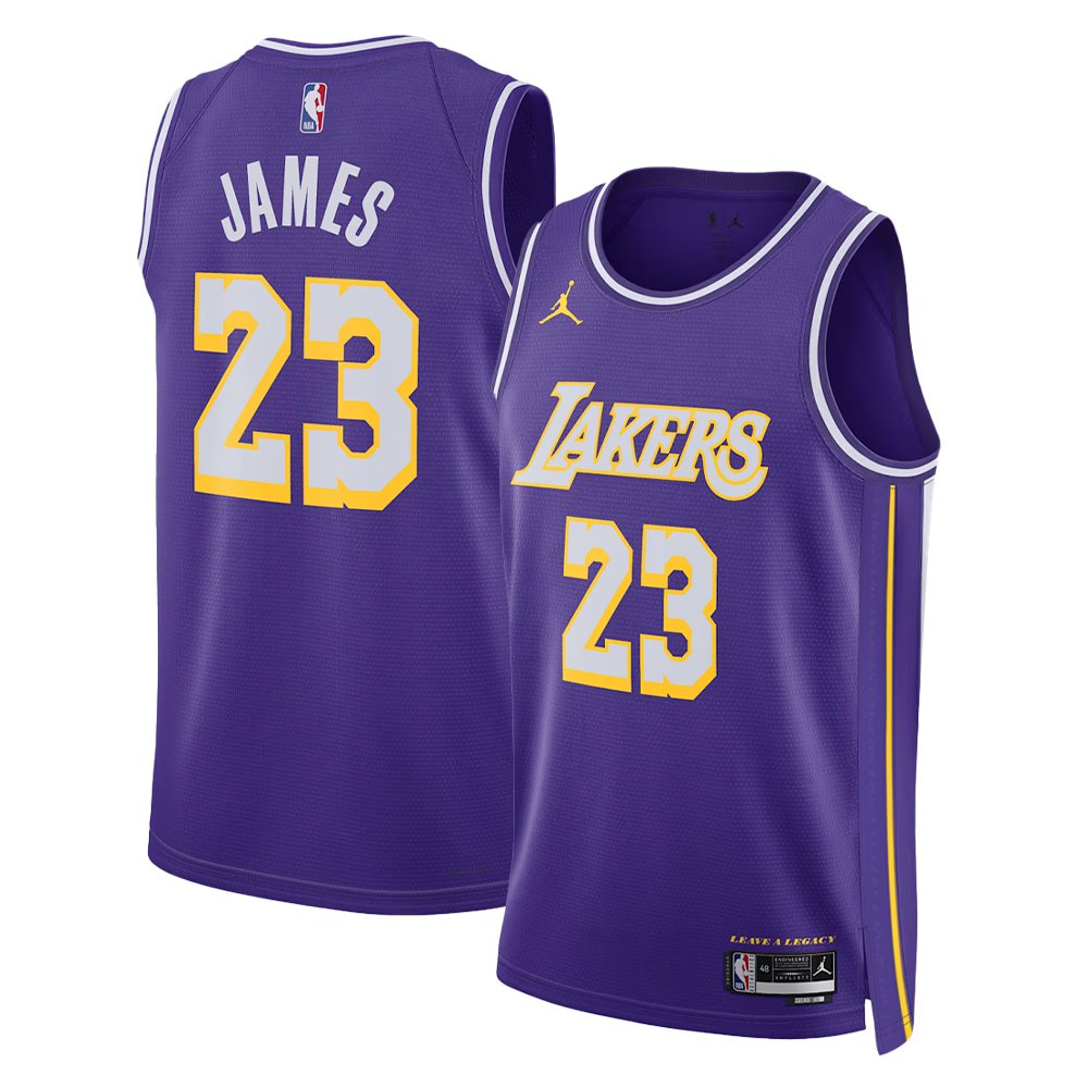 Youth Los Angeles Lakers #23 LeBron James Purple 2025/26 Statement Edition Jersey