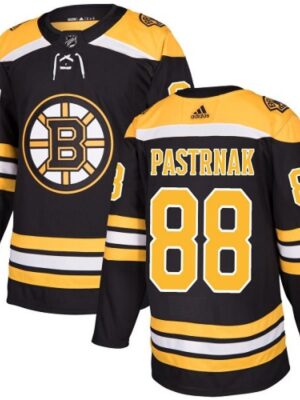 Men's Boston Bruins #88 David Pastrnak Black Stitched NHL Jersey