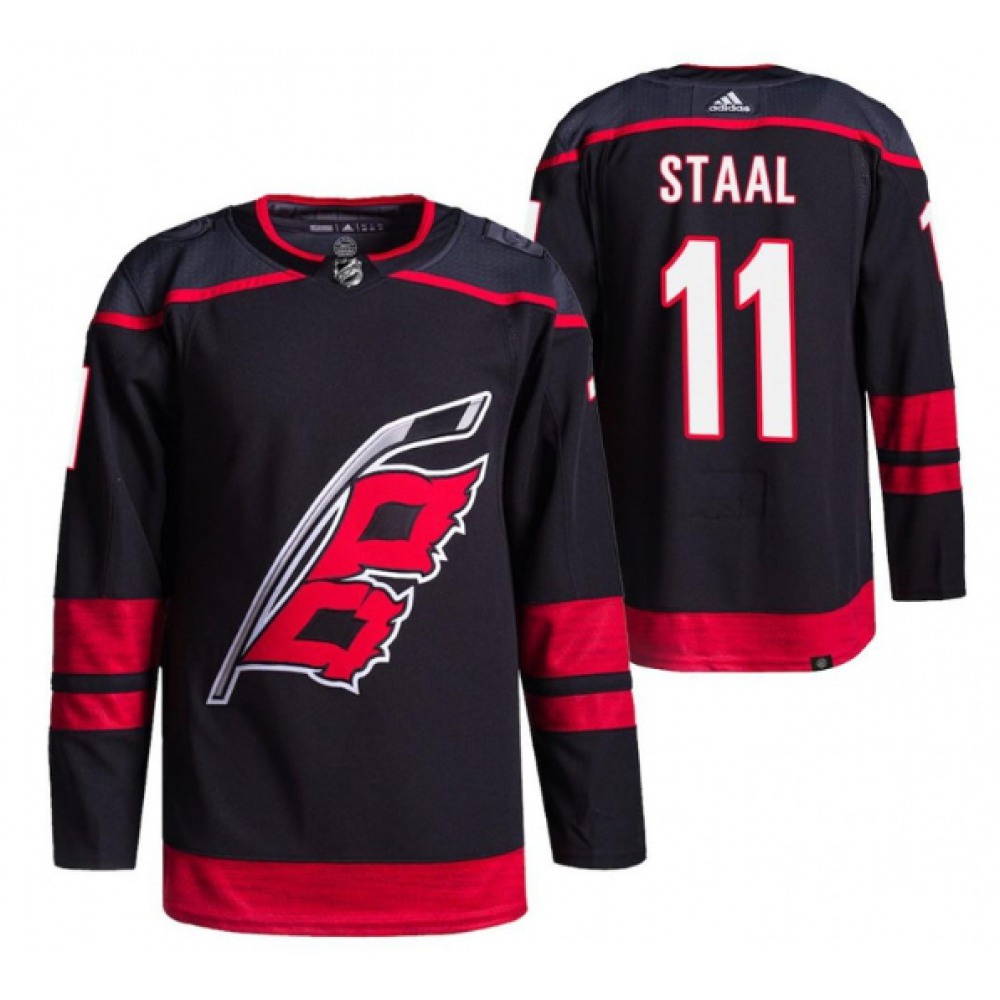 Men’s Carolina Hurricanes #11 Jordan Staal Black Breakaway Alternate Pro Stitched Jersey