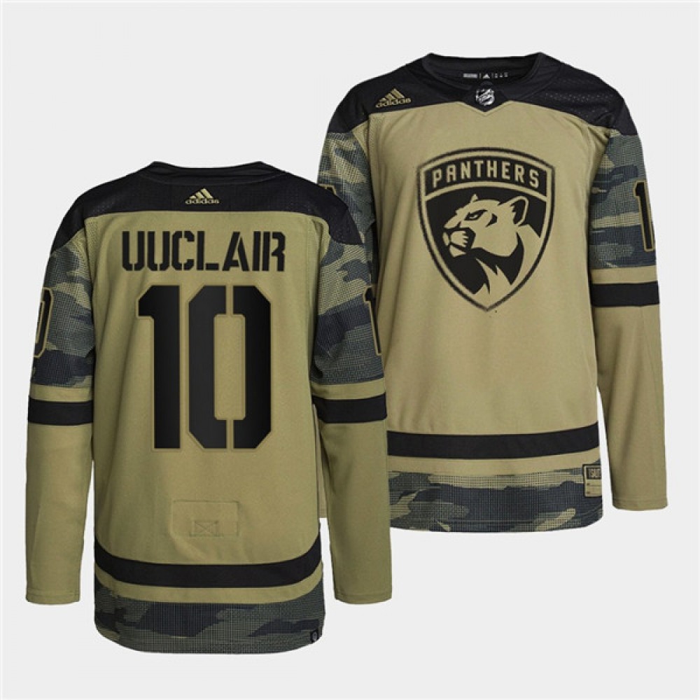 Men’s Florida Panthers #10 Anthony Duclair 2022 Camo Military Appreciation Night Stitched Jersey