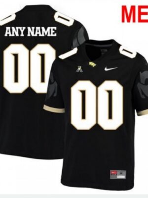 Men's UCF Knights Black Custom College Football Stitched Jersey