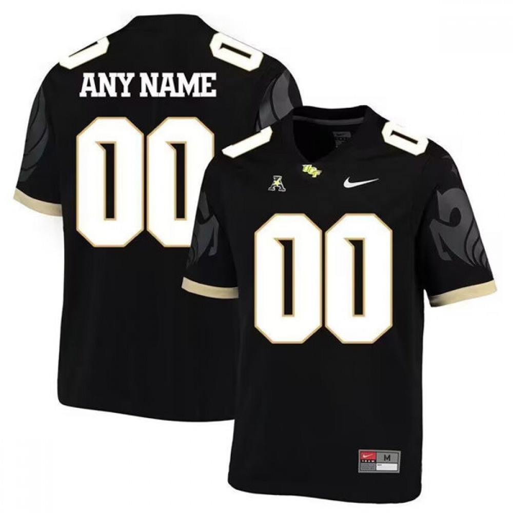 Men’s UCF Knights ACTIVE PLAYER Custom Black Stitched Football Jersey
