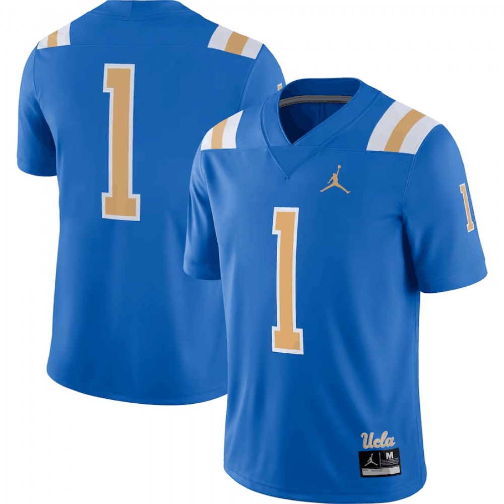 Men’s UCLA Bruins Active Player Custom Blue Stitched Jersey