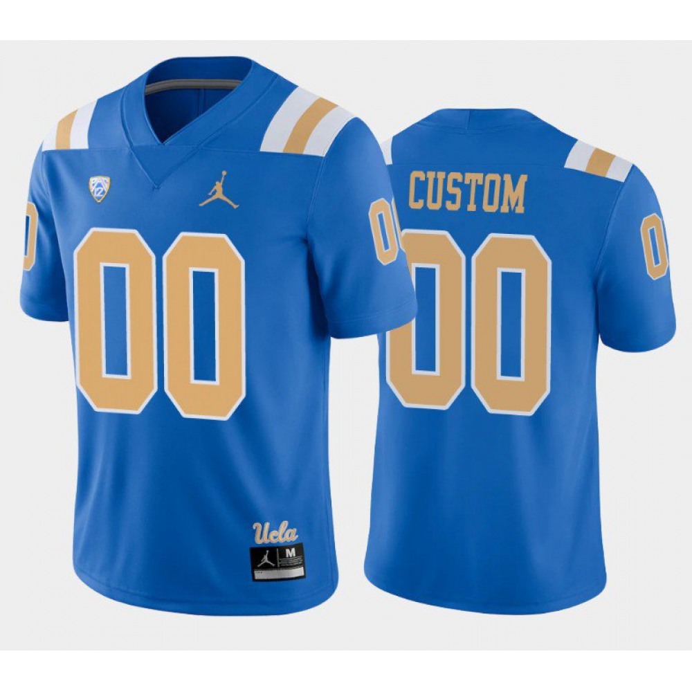 Men’s UCLA Bruins Custom Blue Game Stitched Jersey