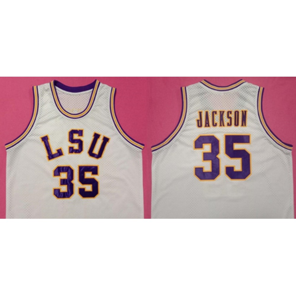 Men’s LSU Tigers Customized Limited Stitched NCAA Jersey