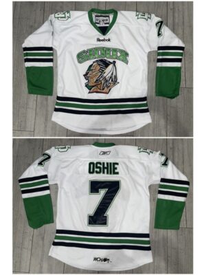 Men's North Dakota Fighting Sioux Custom White Stitched Jersey